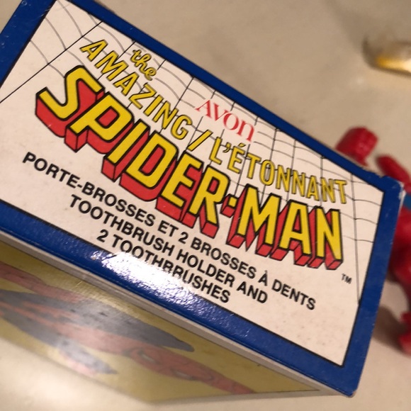 NIB Vintage 1979 Avon Spider-Man Toothbrush Holder - Picture 2 of 16